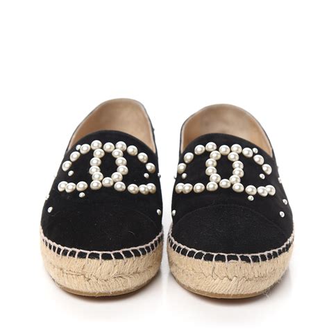 espadrille chanel pearl|Chanel espadrilles men.